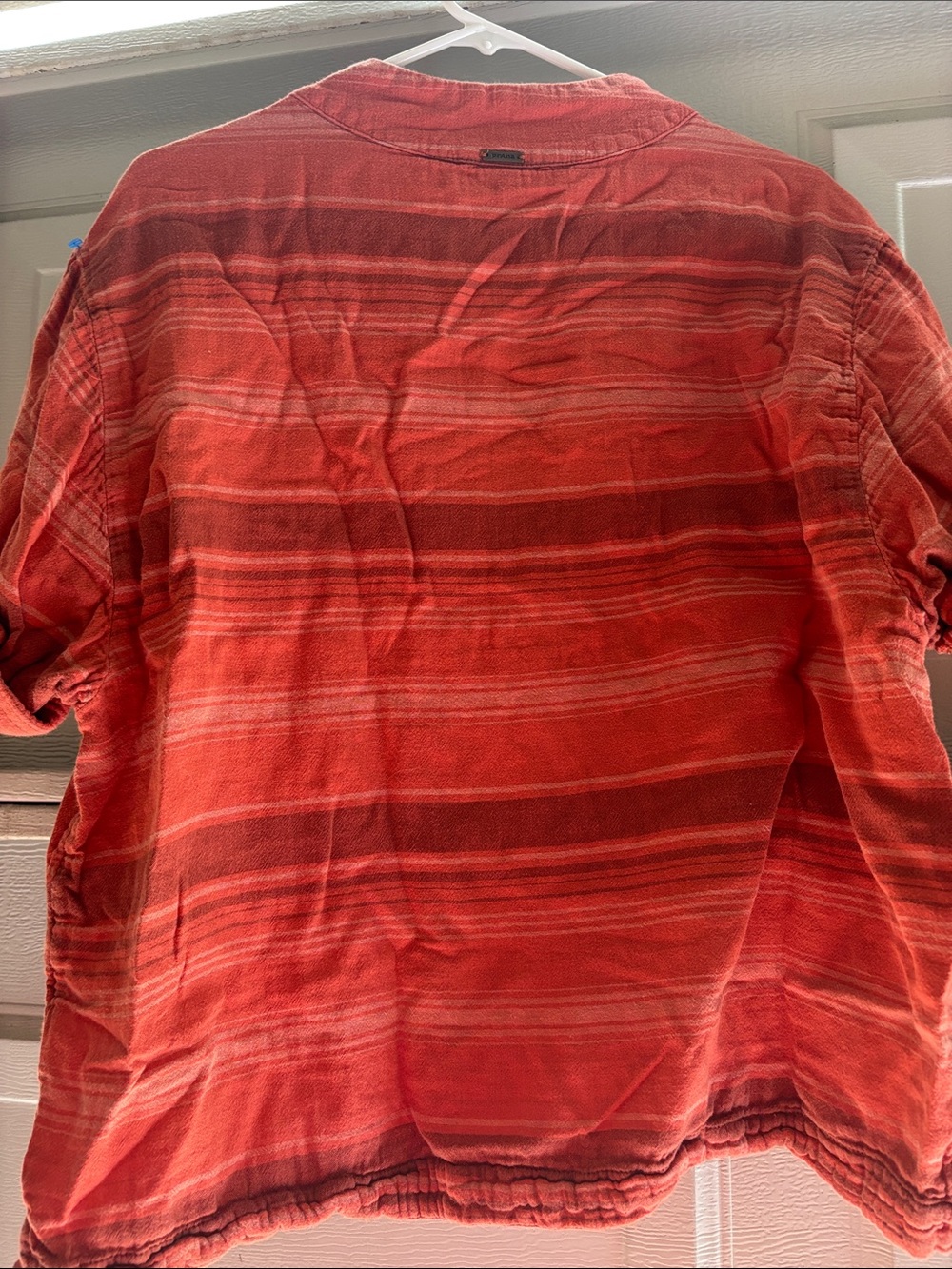 Prana Burnt Orange Striped V-Neck Tunic - Picture 6 of 6
